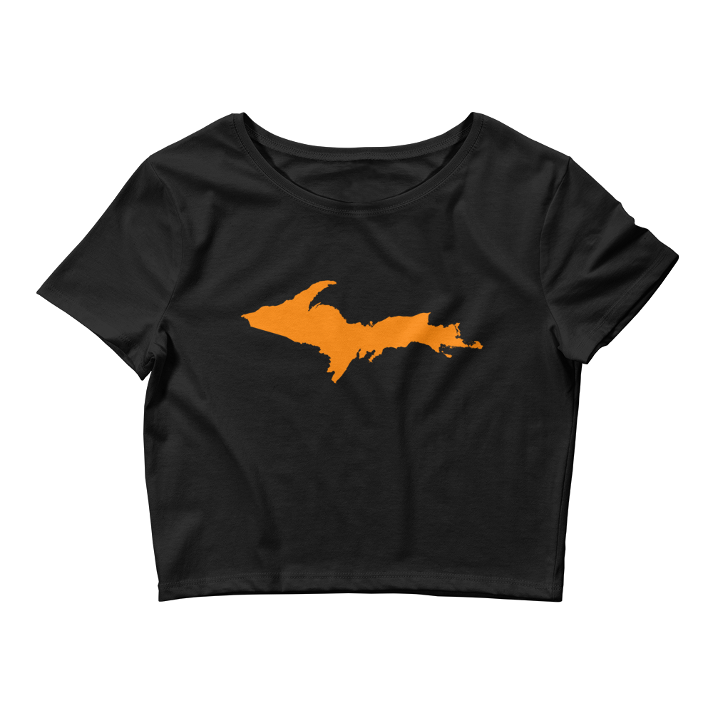 Michigan Upper Peninsula Crop Top (w/ Orange UP Outline)