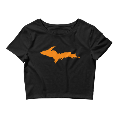 Michigan Upper Peninsula Crop Top (w/ Orange UP Outline)