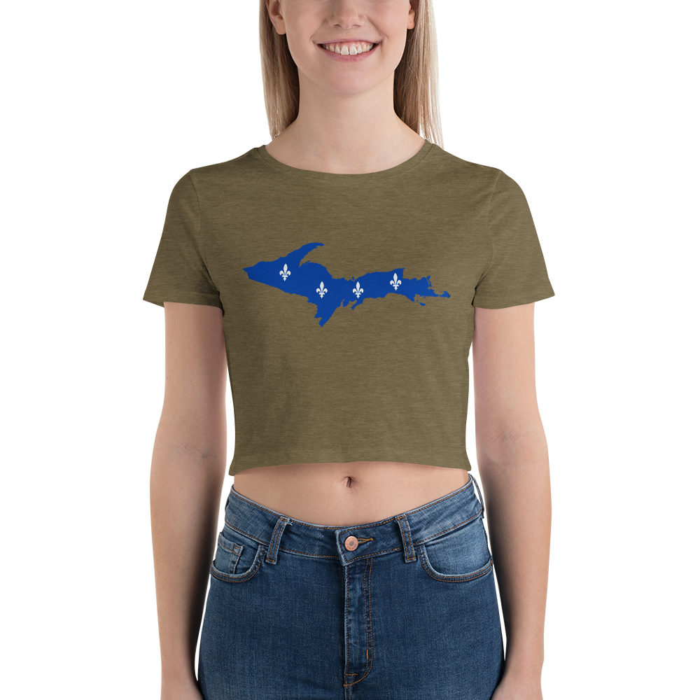 Michigan Upper Peninsula Crop Top (w/ UP Quebec Flag Outline)