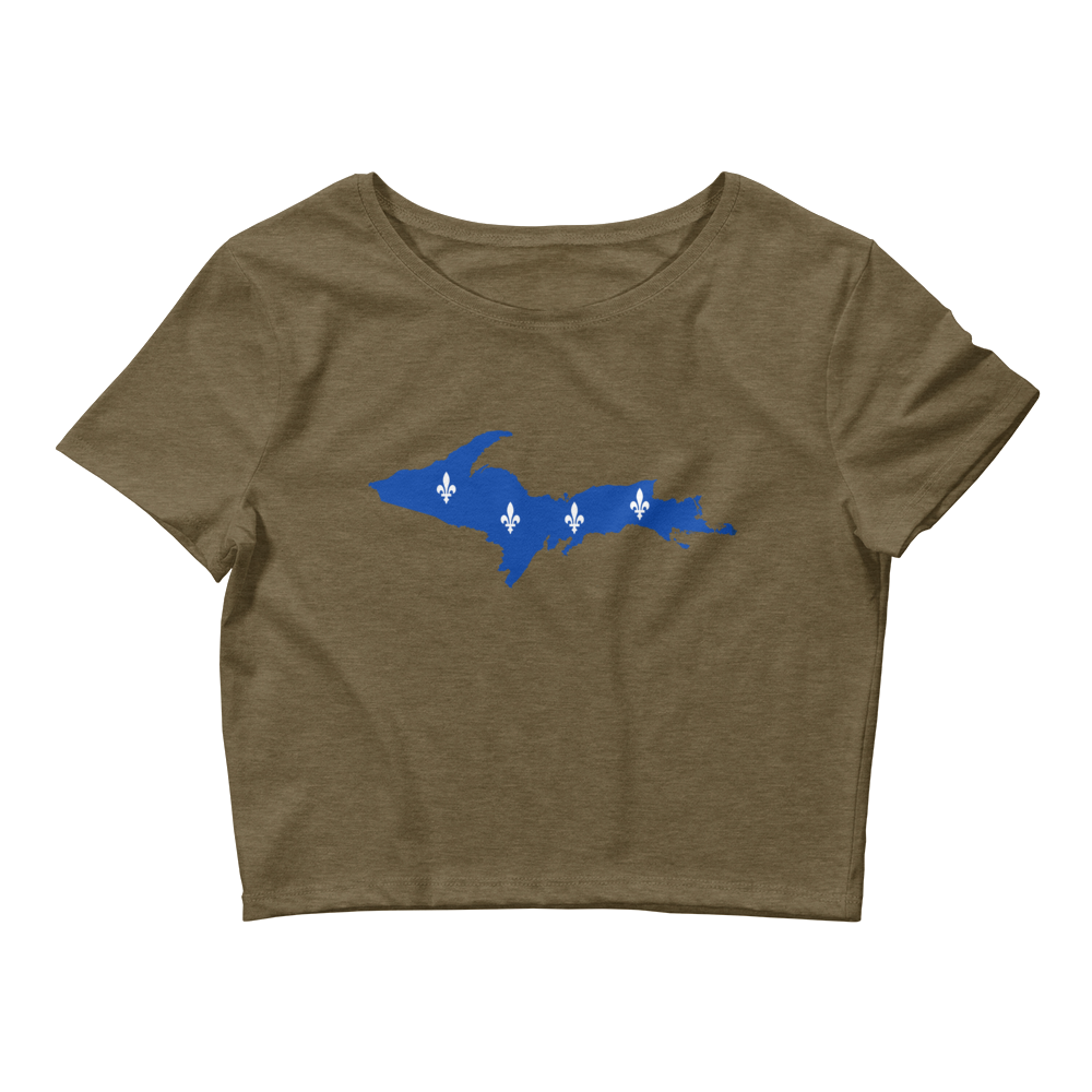 Michigan Upper Peninsula Crop Top (w/ UP Quebec Flag Outline)