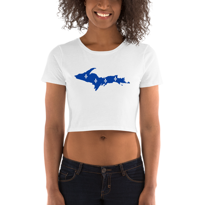 Michigan Upper Peninsula Crop Top (w/ UP Quebec Flag Outline)