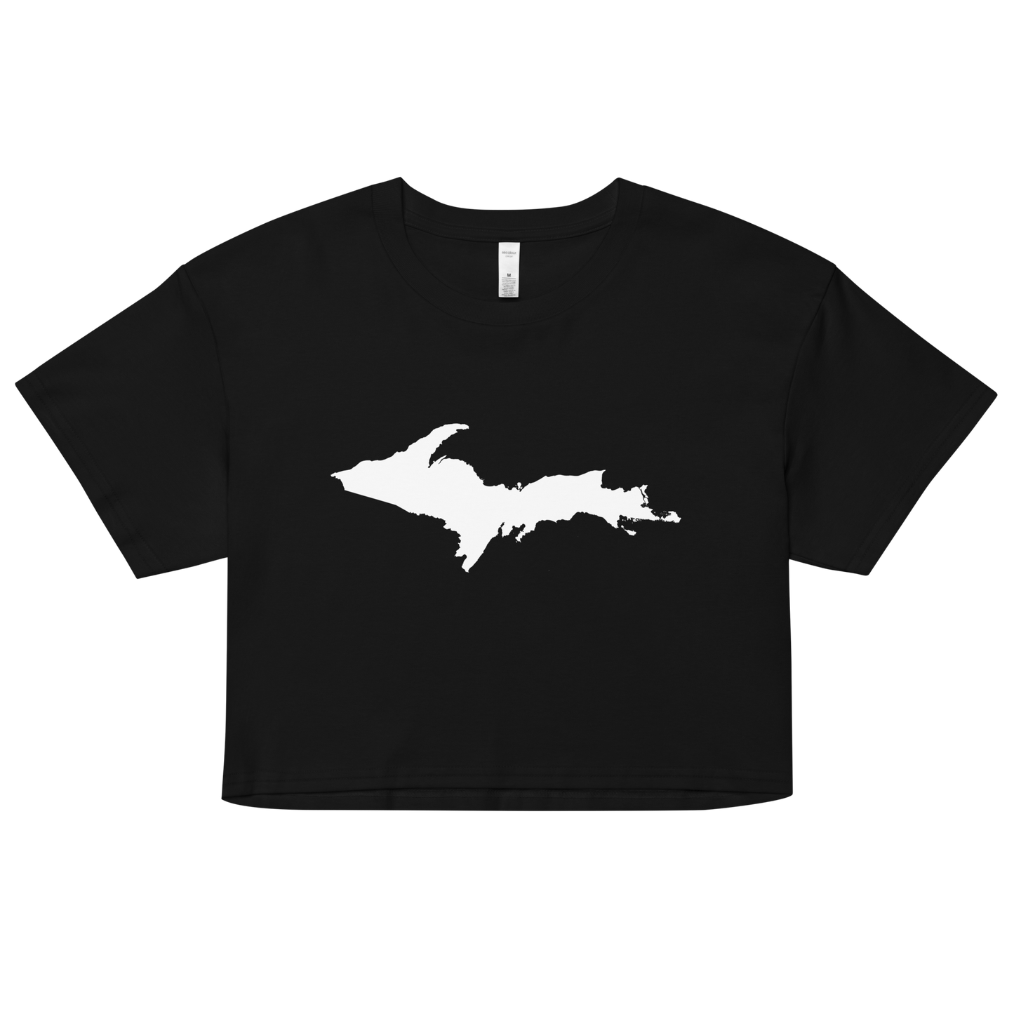 Michigan Upper Peninsula Relaxed Crop Top (w/ UP Outline)