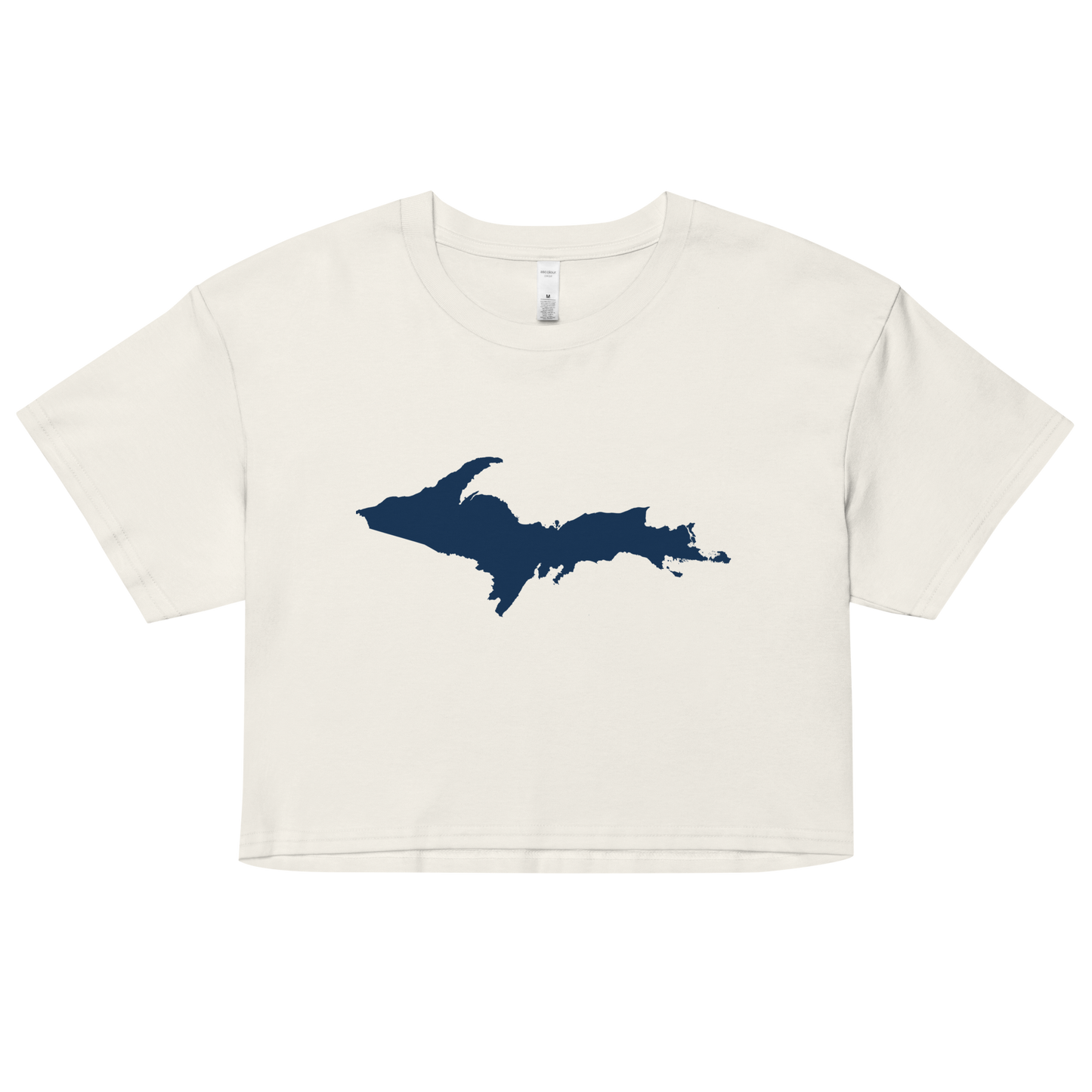 Michigan Upper Peninsula Relaxed Crop Top (w/ UP Outline)