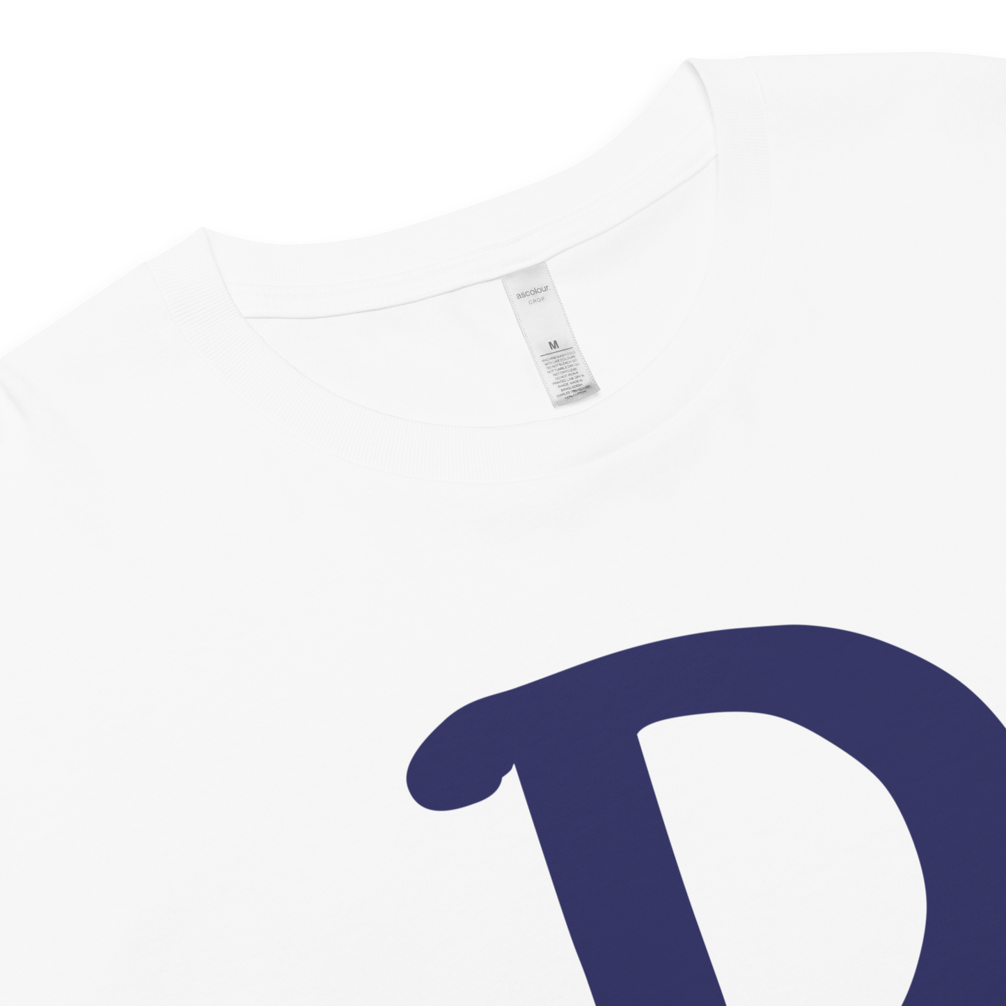 Detroit 'Old French D' Relaxed Crop Top