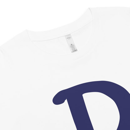 Detroit 'Old French D' Relaxed Crop Top