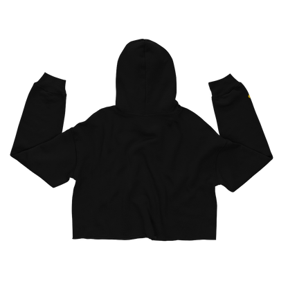 Michigan Upper Peninsula Hoodie (w/ Embroidered Gold UP Outline) | Premium Cropped