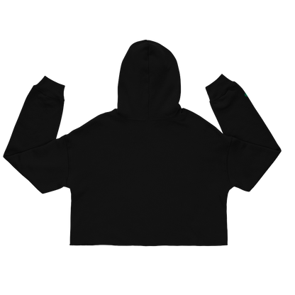 Michigan Upper Peninsula Hoodie (w/ Embroidered Green UP Outline) | Premium Cropped