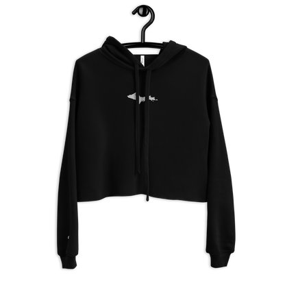 Michigan Upper Peninsula Hoodie (w/ Embroidered UP Outline) | Premium Cropped