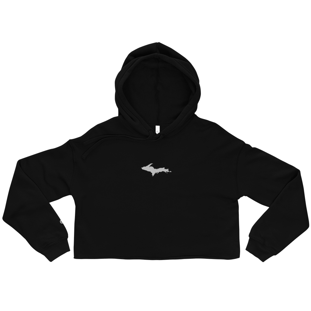 Michigan Upper Peninsula Hoodie (w/ Embroidered UP Outline) | Premium Cropped