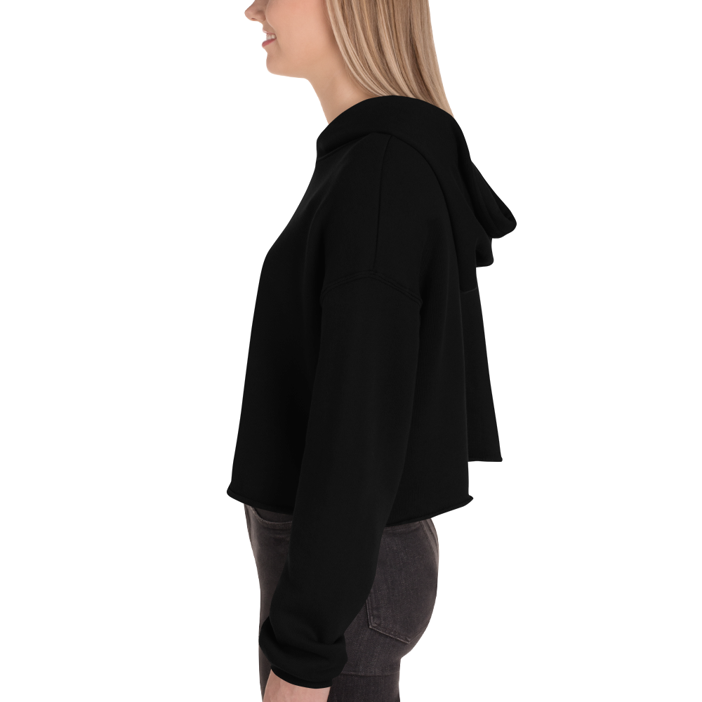 Michigan Upper Peninsula Hoodie (w/ Embroidered Gold UP Outline) | Premium Cropped