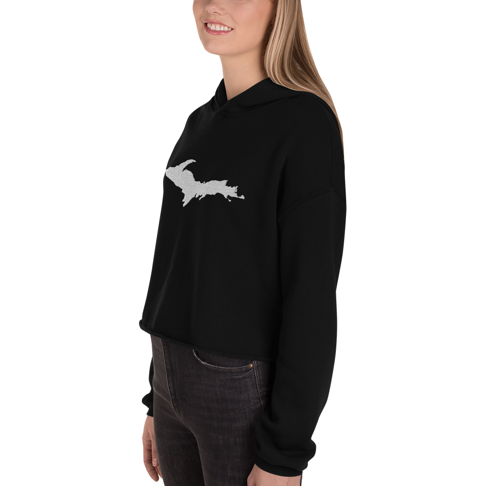 Michigan Upper Peninsula Premium Cropped Hoodie