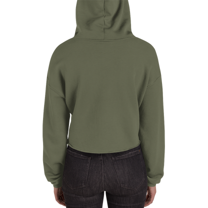 Michigan Upper Peninsula Hoodie (w/ Embroidered UP Outline) | Premium Cropped