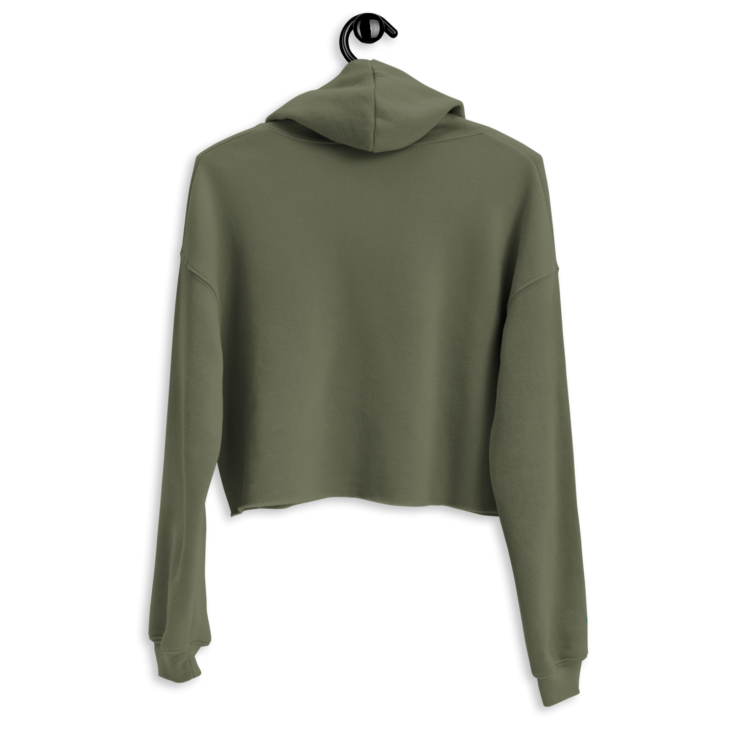 Michigan Upper Peninsula Hoodie (w/ Embroidered Green UP Outline) | Premium Cropped