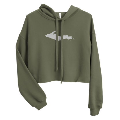 Michigan Upper Peninsula Premium Cropped Hoodie