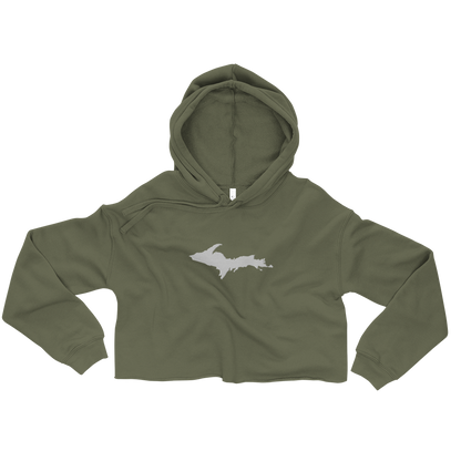 Michigan Upper Peninsula Premium Cropped Hoodie