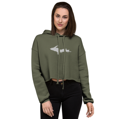 Michigan Upper Peninsula Premium Cropped Hoodie