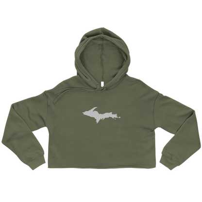 Michigan Upper Peninsula Premium Cropped Hoodie