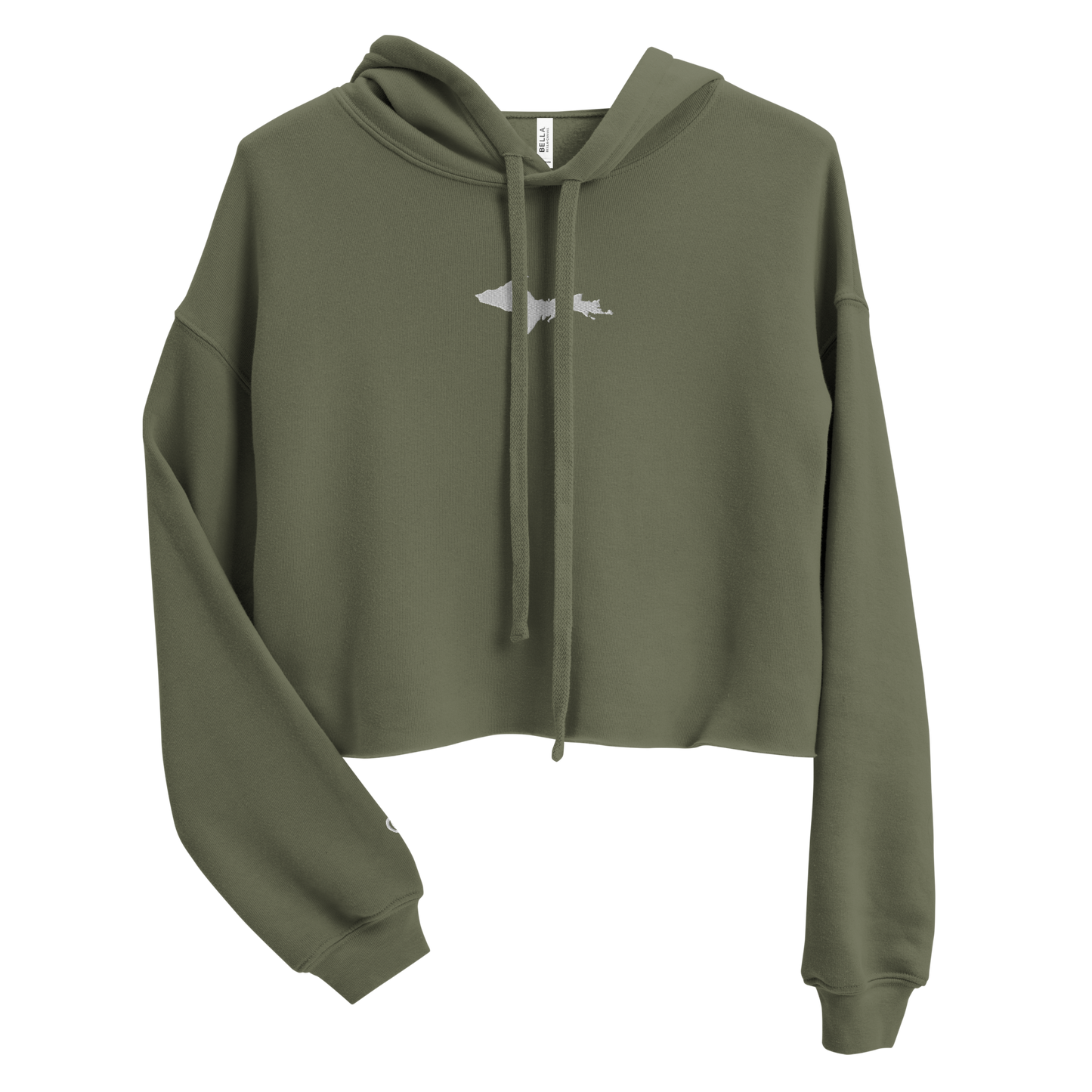 Michigan Upper Peninsula Hoodie (w/ Embroidered UP Outline) | Premium Cropped