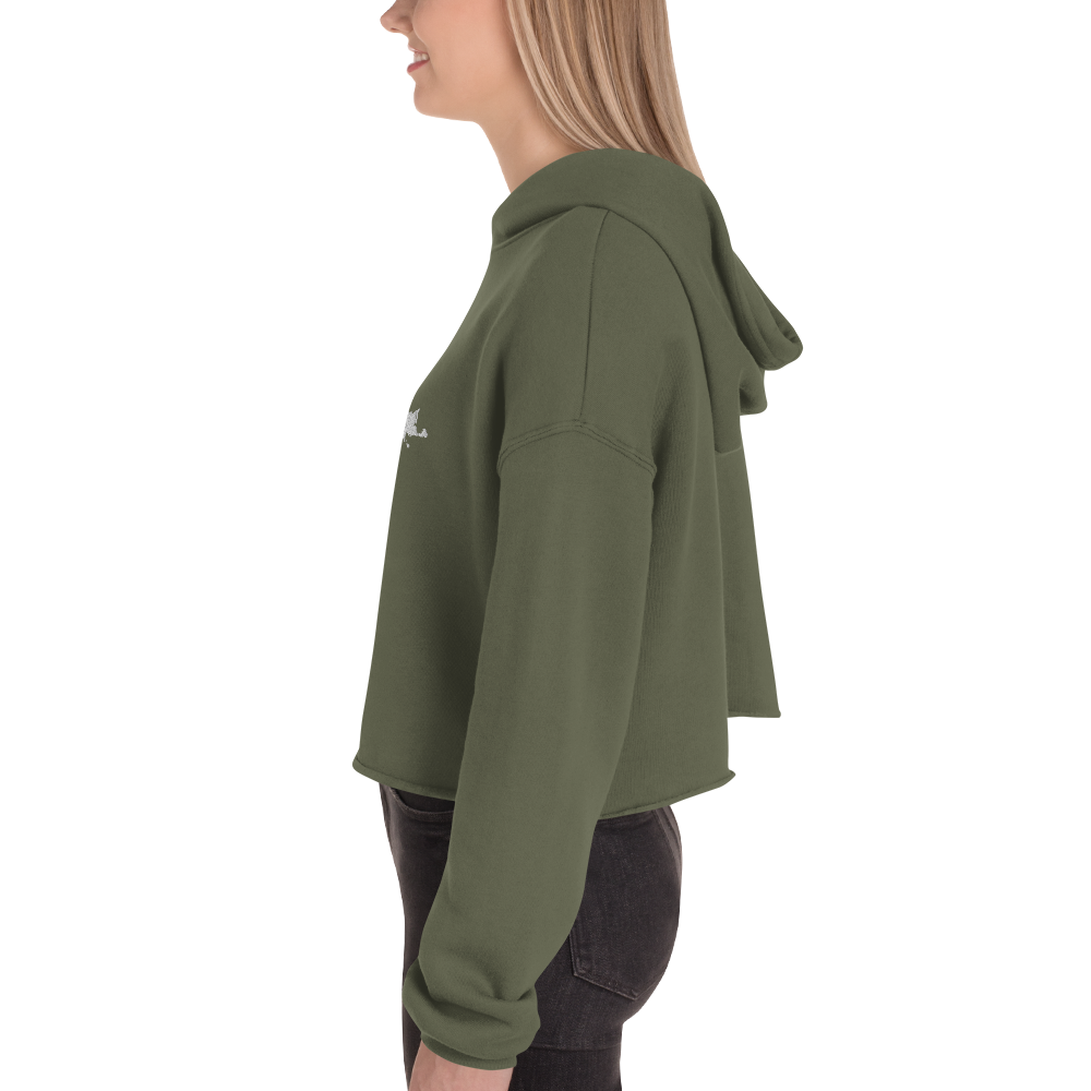 Michigan Upper Peninsula Premium Cropped Hoodie