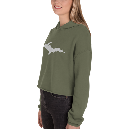 Michigan Upper Peninsula Premium Cropped Hoodie