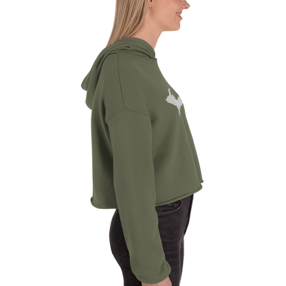 Michigan Upper Peninsula Premium Cropped Hoodie