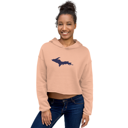 Michigan Upper Peninsula Premium Cropped Hoodie