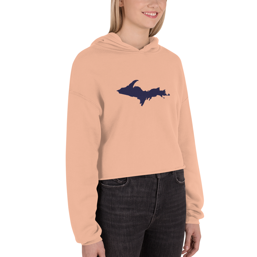 Michigan Upper Peninsula Premium Cropped Hoodie