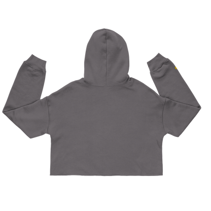 Michigan Upper Peninsula Hoodie (w/ Embroidered Gold UP Outline) | Premium Cropped