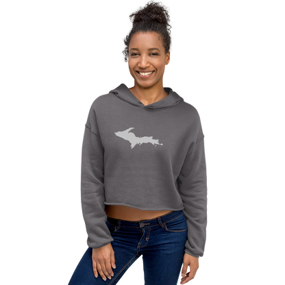 Michigan Upper Peninsula Premium Cropped Hoodie