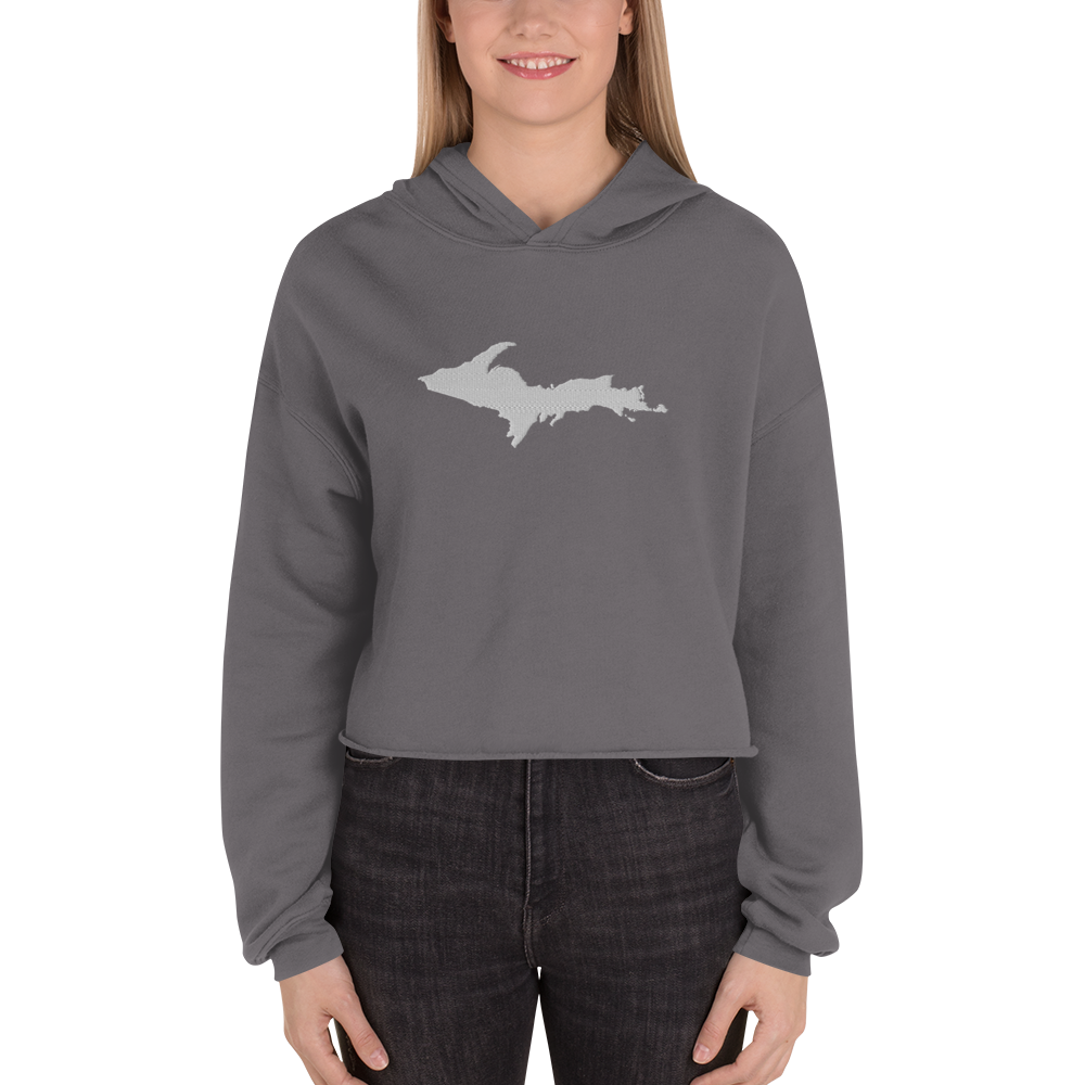 Michigan Upper Peninsula Premium Cropped Hoodie