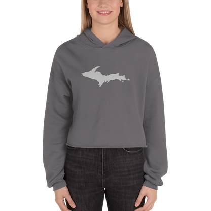 Michigan Upper Peninsula Premium Cropped Hoodie