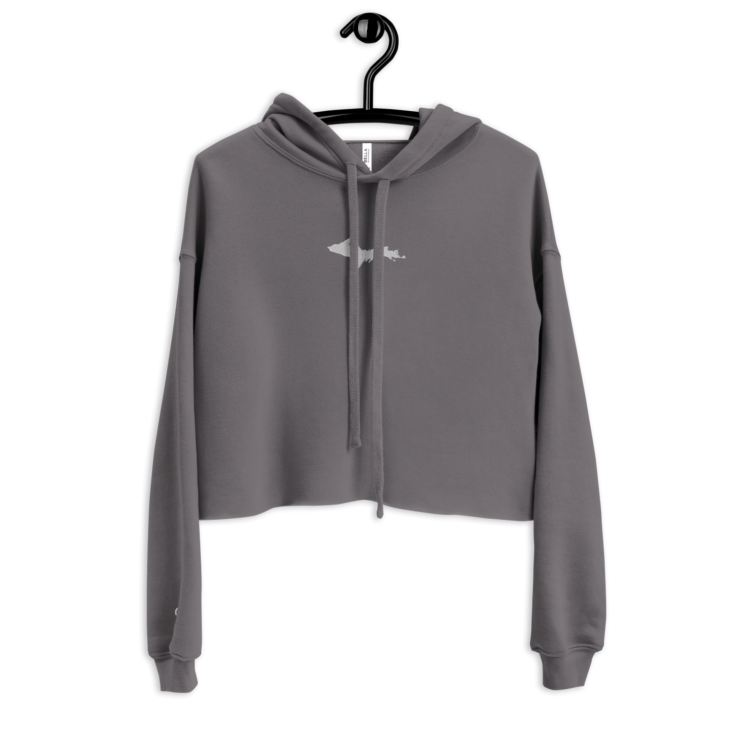 Michigan Upper Peninsula Hoodie (w/ Embroidered UP Outline) | Premium Cropped