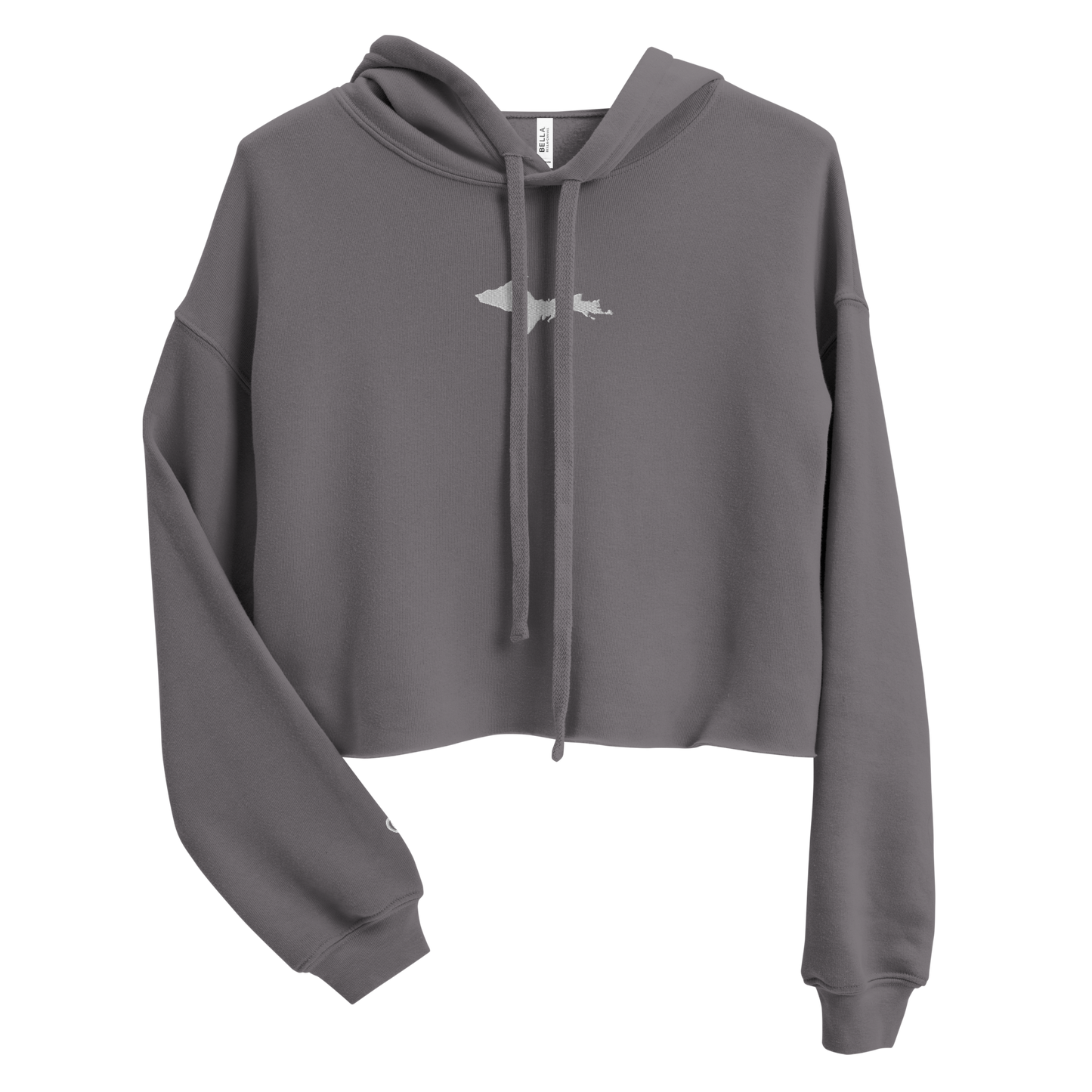 Michigan Upper Peninsula Hoodie (w/ Embroidered UP Outline) | Premium Cropped