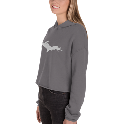 Michigan Upper Peninsula Premium Cropped Hoodie