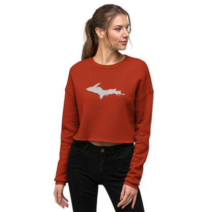 Michigan Upper Peninsula Cropped Sweatshirt