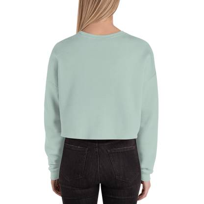 Michigan Upper Peninsula Cropped Sweatshirt (w/ Embroidered UP Outline)