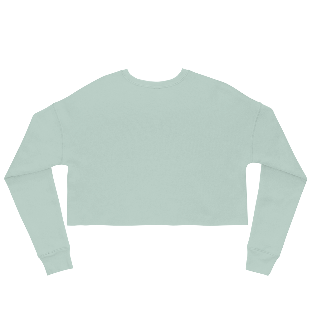 Michigan Upper Peninsula Cropped Sweatshirt (w/ Green UP Outline)