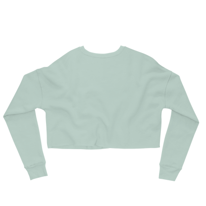 Michigan Upper Peninsula Cropped Sweatshirt (w/ Green UP Outline)