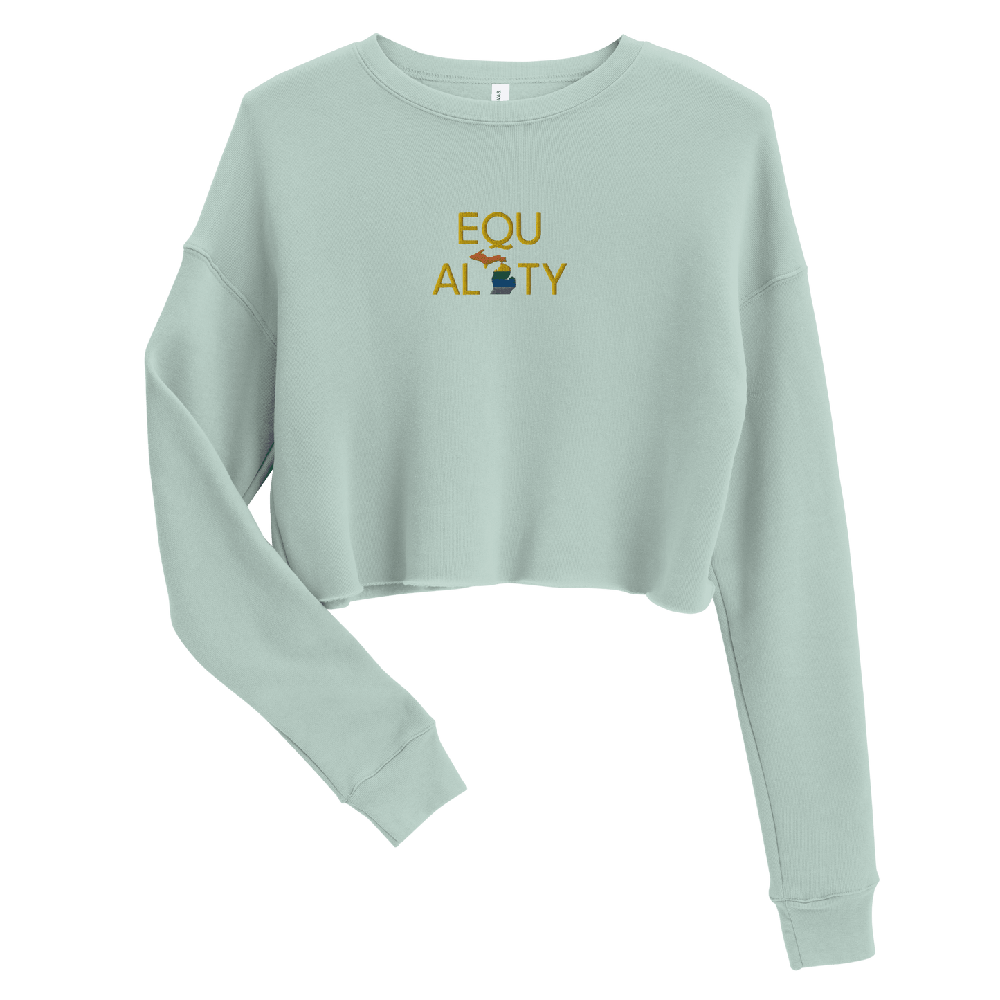 Michigan 'Equality' Sweatshirt | Women's Cropped - Circumspice Michigan