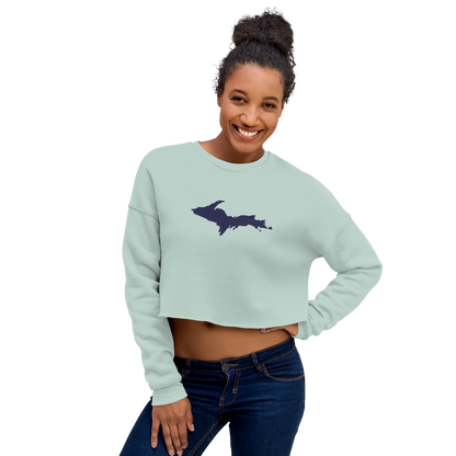 Michigan Upper Peninsula Cropped Sweatshirt