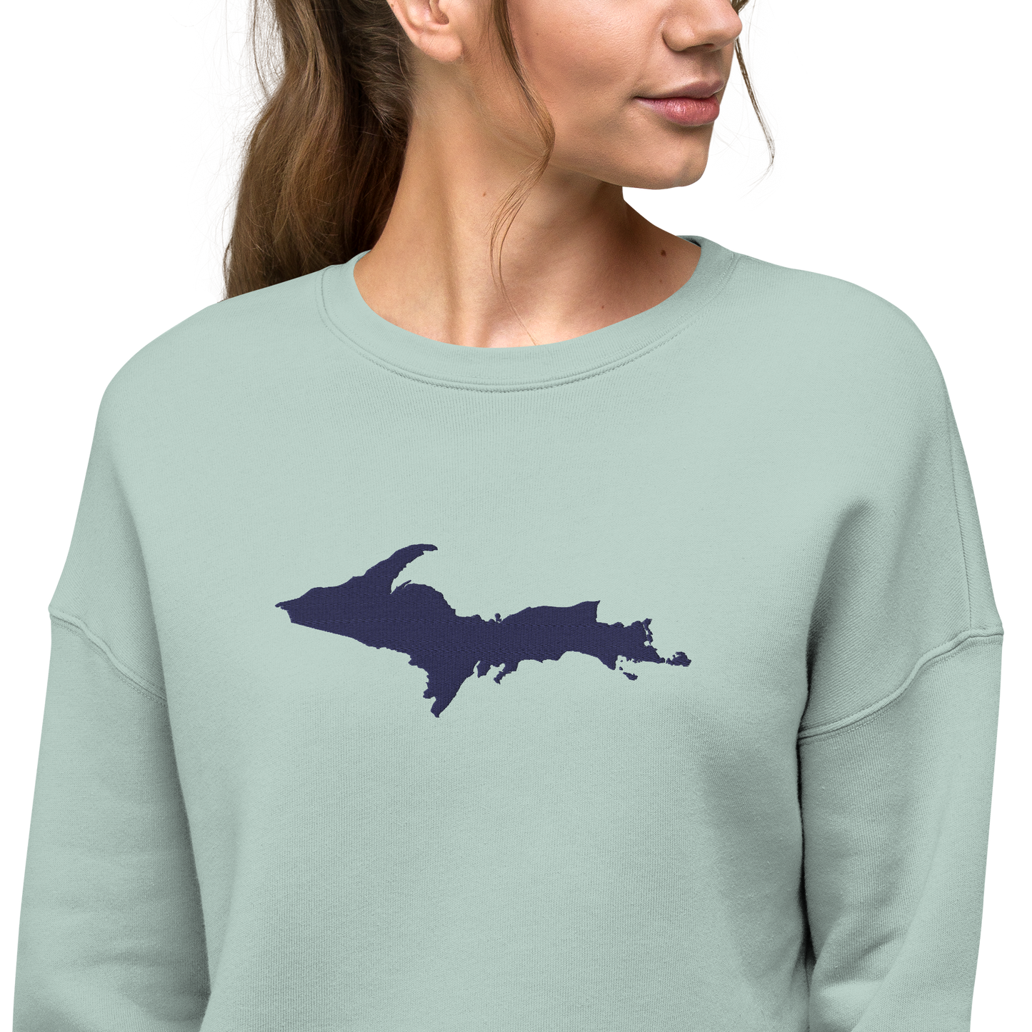 Michigan Upper Peninsula Cropped Sweatshirt