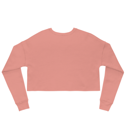 Michigan Upper Peninsula Cropped Sweatshirt (w/ Embroidered Orange UP Outline)