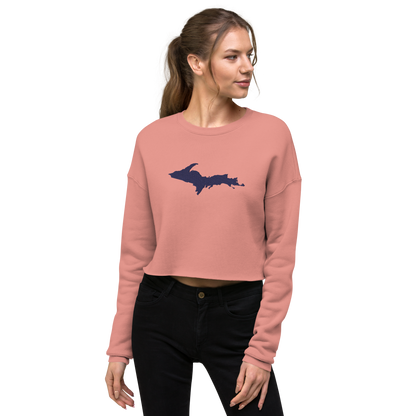 Michigan Upper Peninsula Cropped Sweatshirt