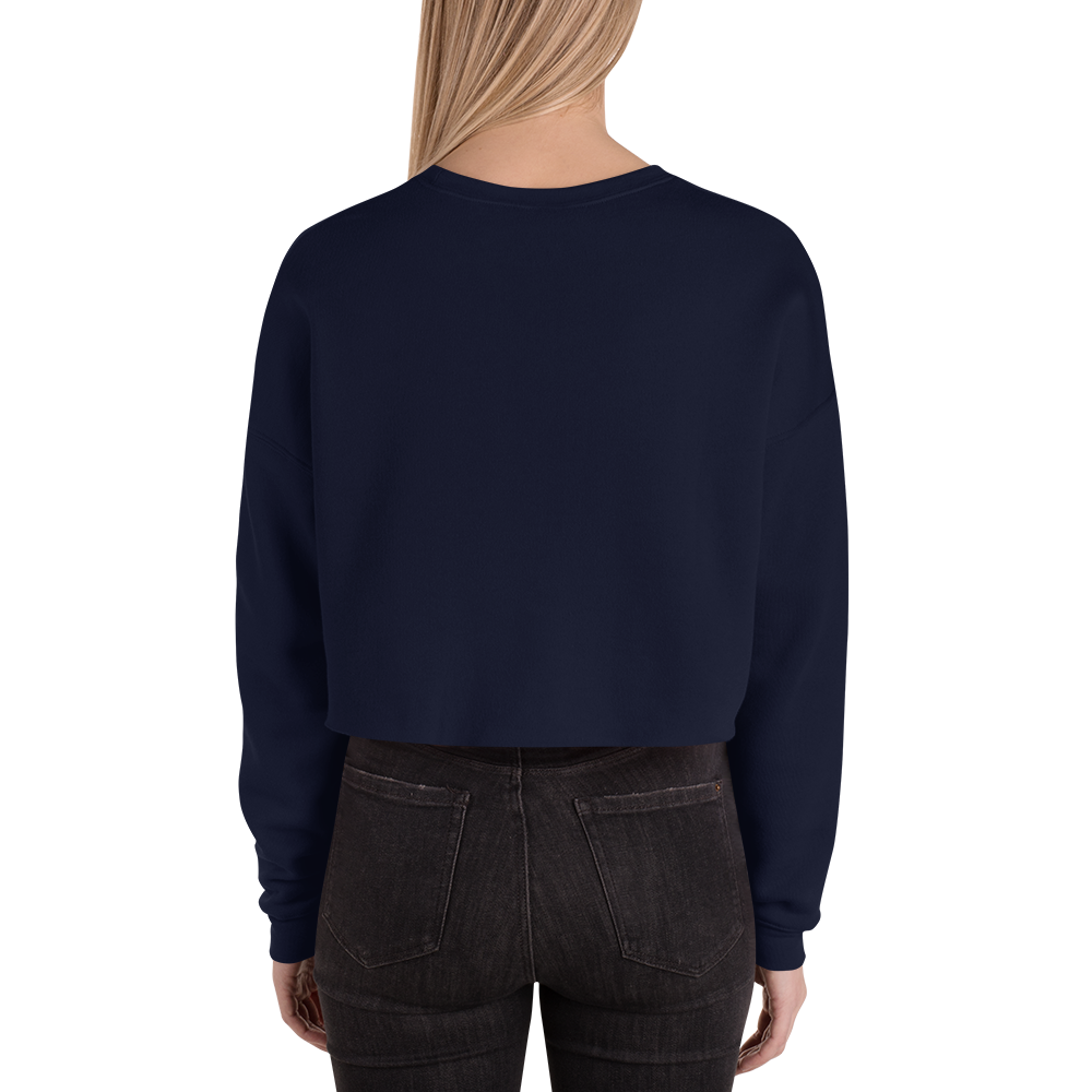 Michigan Upper Peninsula Cropped Sweatshirt (w/ Embroidered UP Outline)