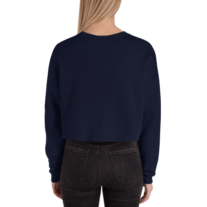 Michigan Upper Peninsula Cropped Sweatshirt (w/ Embroidered Gold UP Outline)