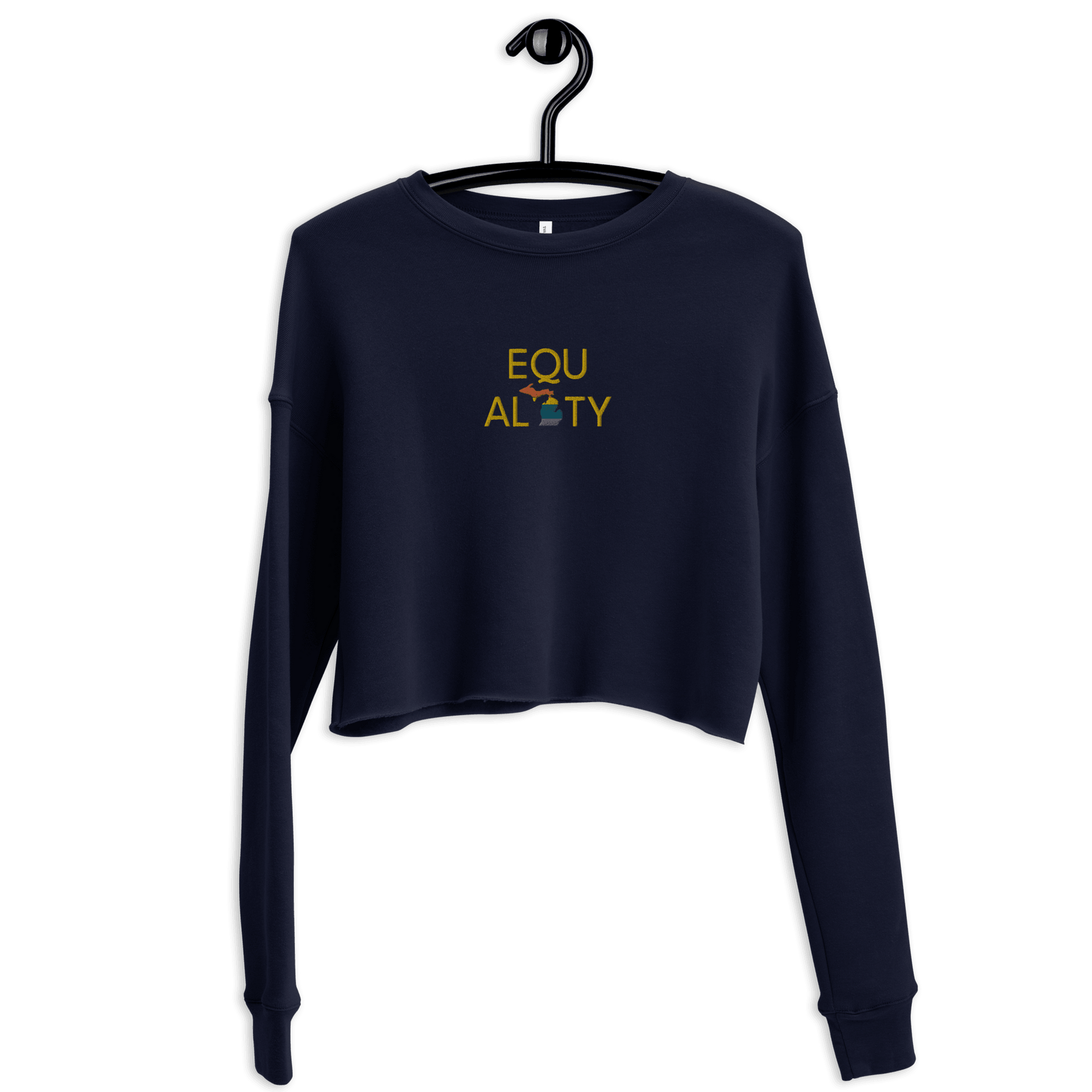 Michigan 'Equality' Sweatshirt | Women's Cropped - Circumspice Michigan