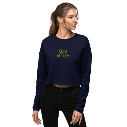 Michigan 'Equality' Sweatshirt | Women's Cropped - Circumspice Michigan