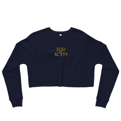 Michigan 'Equality' Sweatshirt | Women's Cropped - Circumspice Michigan