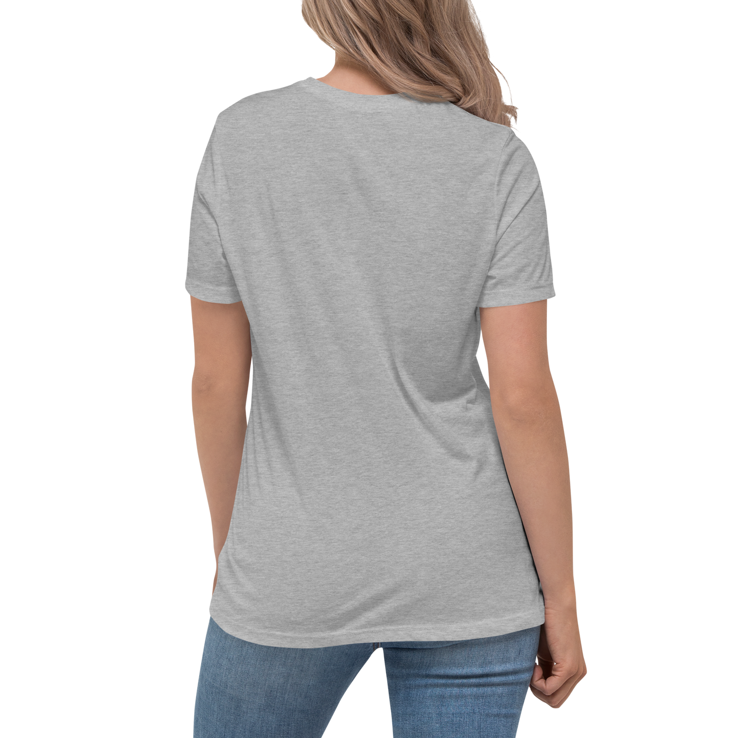 Michigan Upper Peninsula T-Shirt (w/ Azure UP Outline) | Women's Relaxed Fit