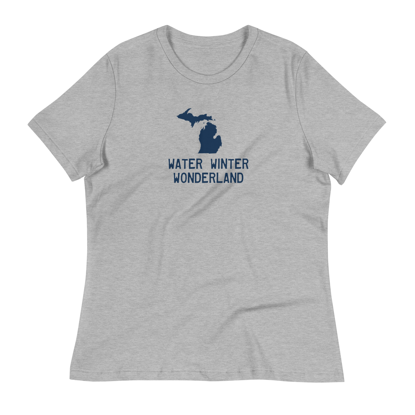 'Winter Water Wonderland' Michigan T-Shirt | Women's Relaxed Fit